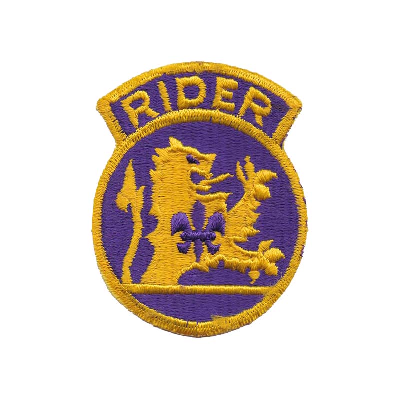 Unknown - Army Shoulder Sleeve Insignia "Rider"