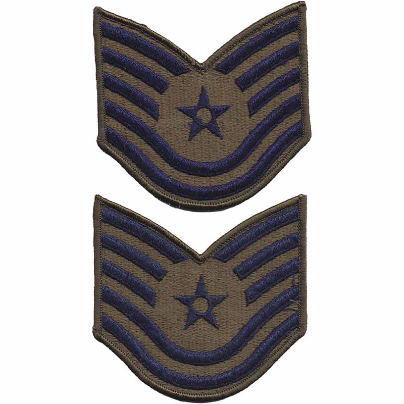 US Air Force: Rank - Technical Sergeant (Cloth, 1 Pair) [Battle Dress Uniform]