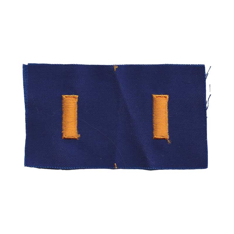 US Air Force: Rank - Second Lieutenant (Cloth, 1 Pair) [Blue Utility Uniform & Blue Flight Suit]