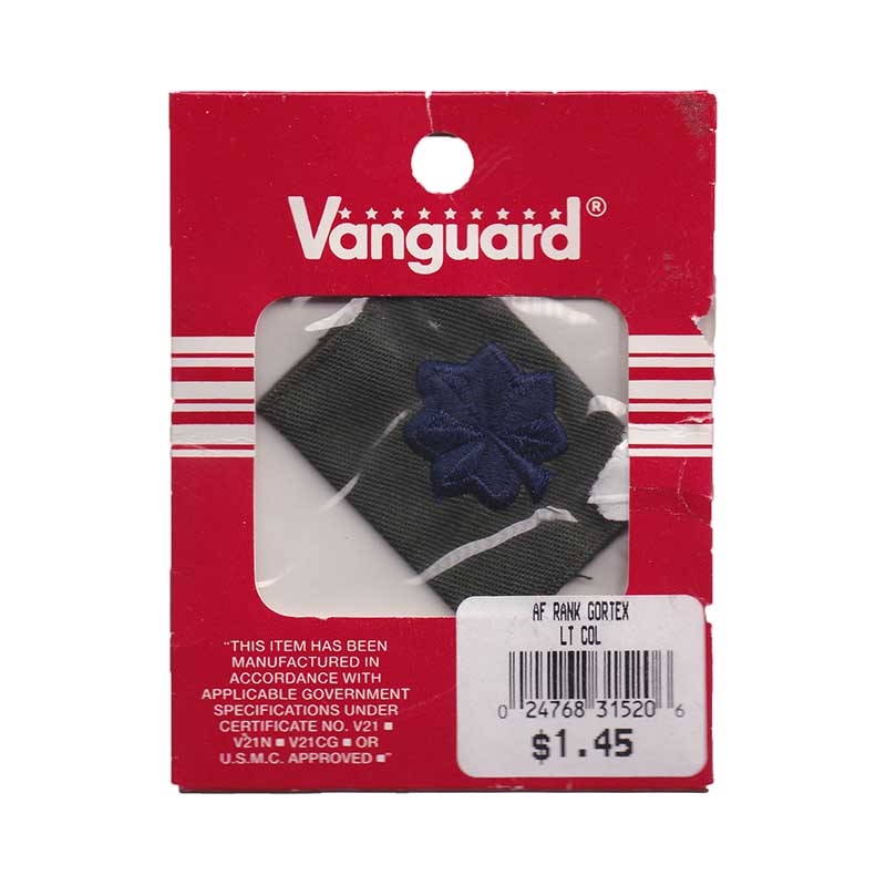 US Air Force: Rank - Lieutenant Colonel Gore-Tex [Battle Dress Uniform]