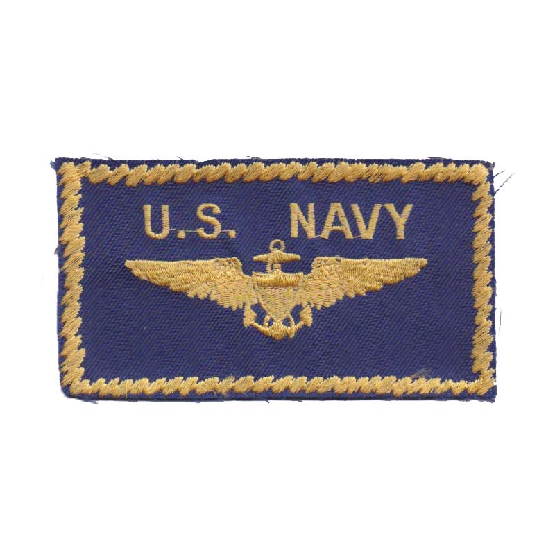 Nametag - USN Naval Aviator Wings [Used]