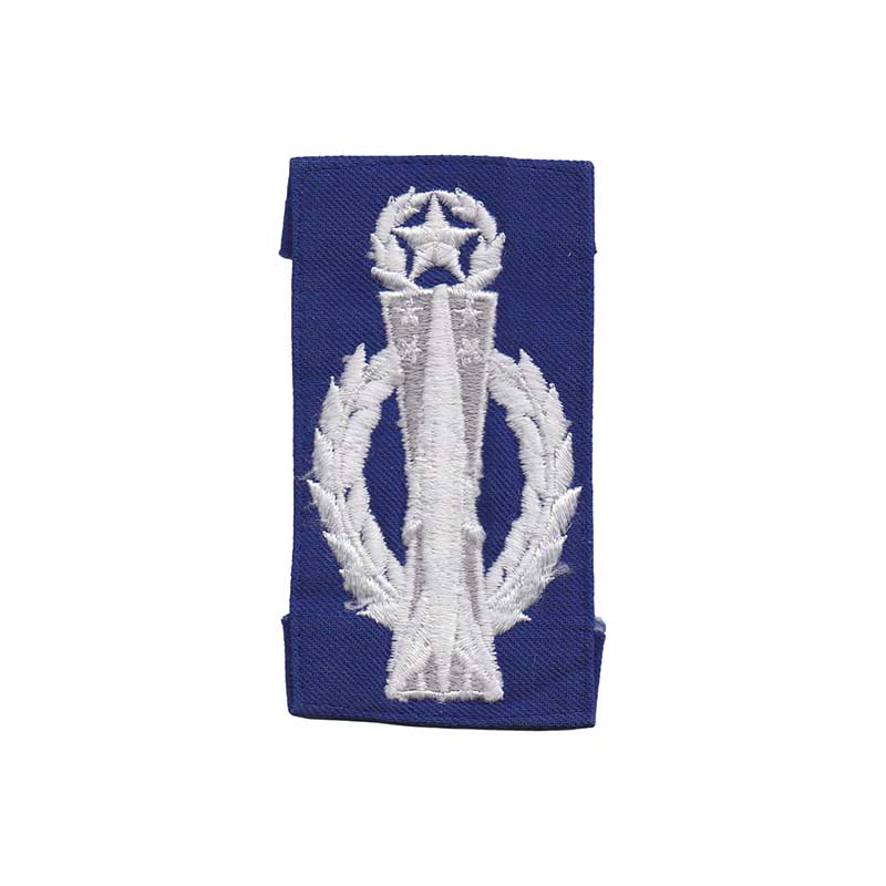 US Air Force: Badge - Master Missile Badge with Operations Designator [Blue, Used]