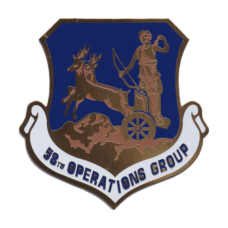US Air Force: Metal Emblem - 0058th Operations Group