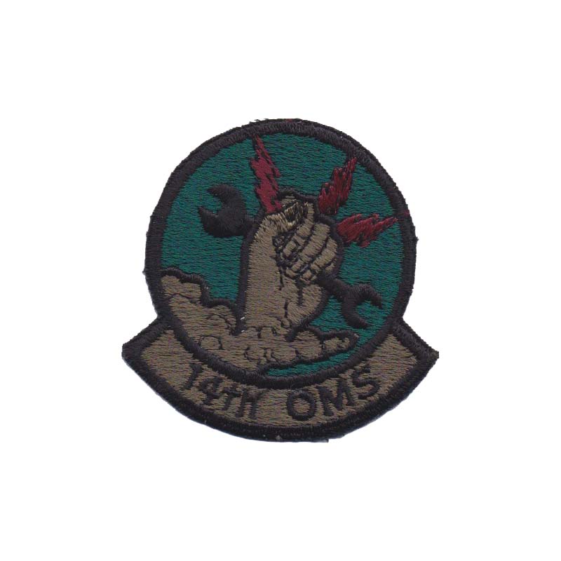 0014th Organizational Maintenance Squadron (Large Lettering) [Subdued]