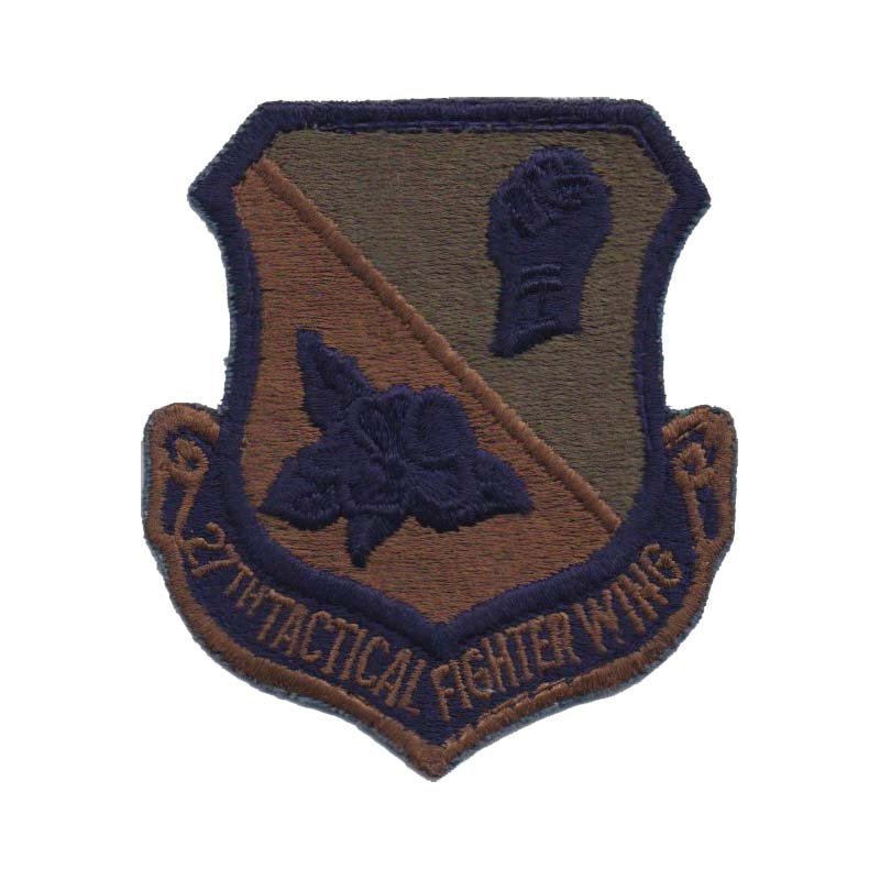 0027th Tactical Fighter Wing (Version 2, 4 1/8") [Subdued, Used]