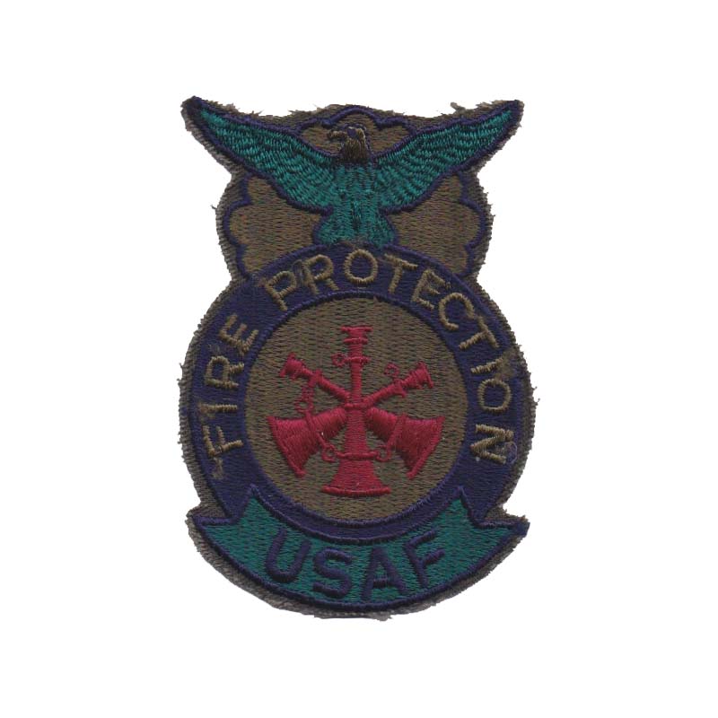 Air Force Fire Protection Badge Assistance Fire Chief [Subdued]