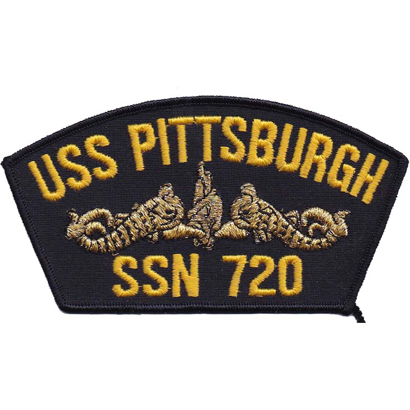USS Pittsburgh (SSN-720) Hat Patch