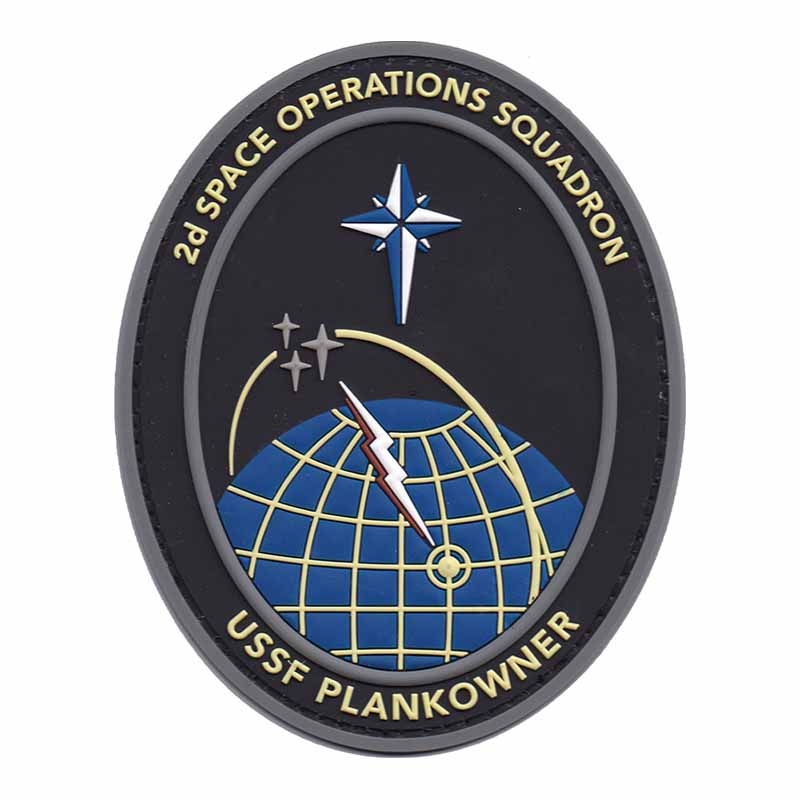 0002nd Space Operations Squadron USSF Plankowner (PVC) [VELCRO]