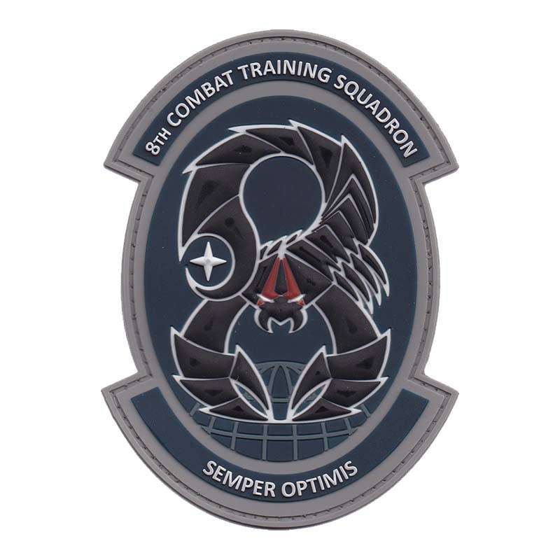 0008th Combat Training Squadron (PVC, 2 Tabs) [VELCRO]