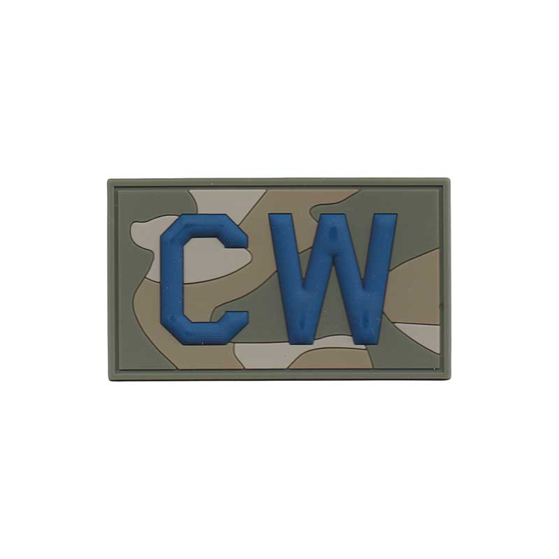 USSF Mission Tab/Identifier Patch - CW (Cyberspace Warfare) (PVC) [OCP, VELCRO]