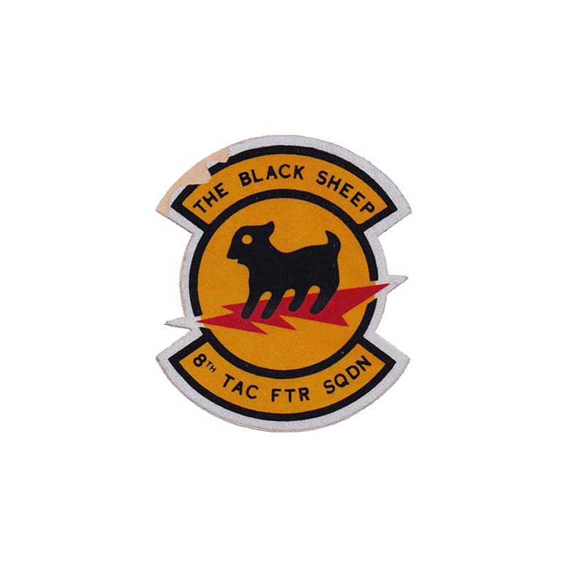 Sticker - US Air Force 0008th Tactical Fighter Squadron [Damaged]