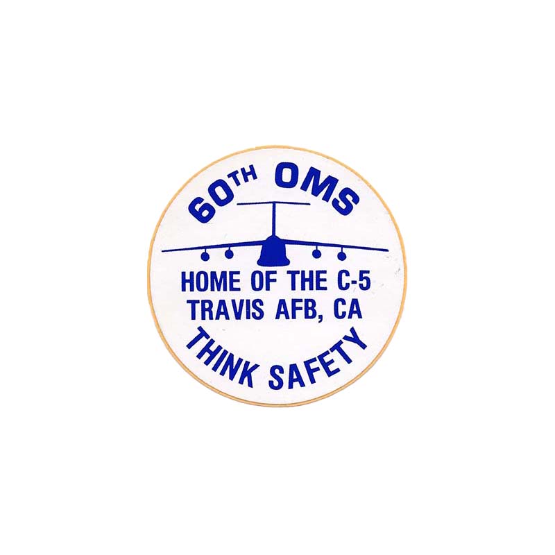 Sticker - US Air Force 0060th Organizational Maintenance Squadron
