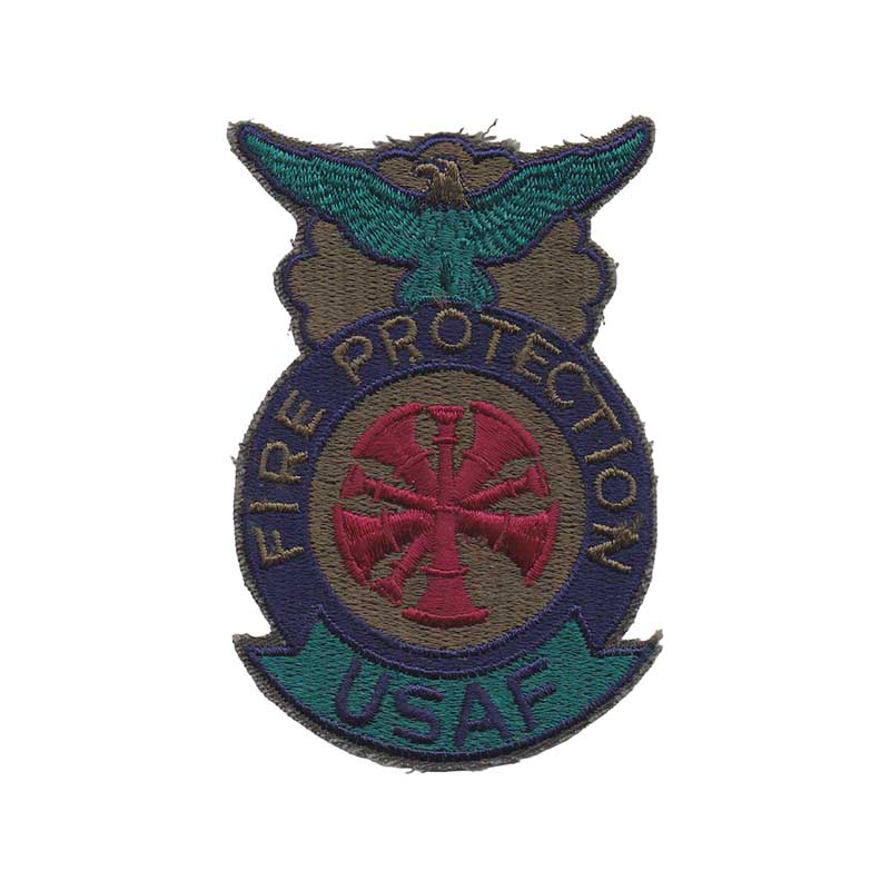 Air Force Fire Protection Badge Fire Chief [Subdued]